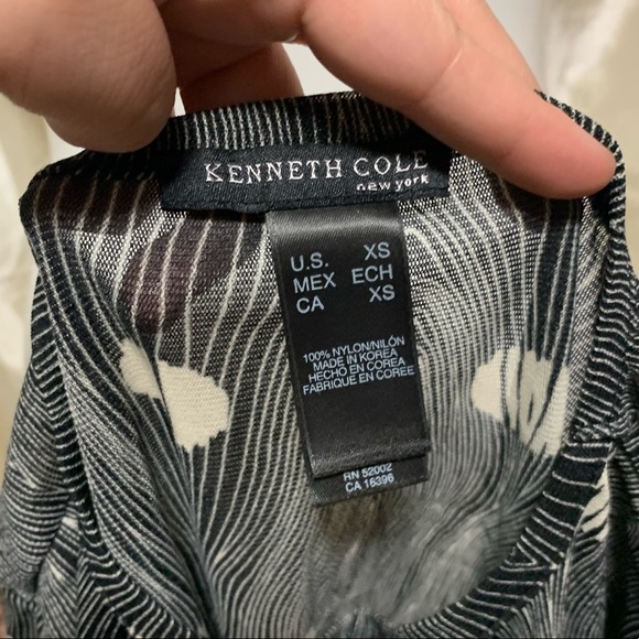 Kenneth Cole Mesh Long Sleeve Top - Picture 6 of 7